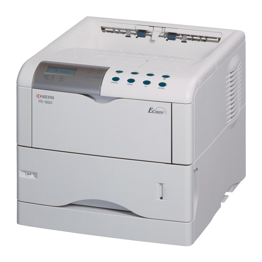 Kyocera Ecosys FS-3820N Guia De Instalacion