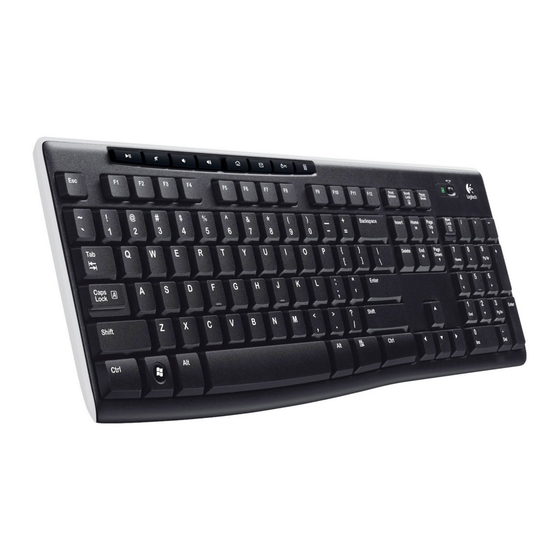 Logitech K270 Manuales