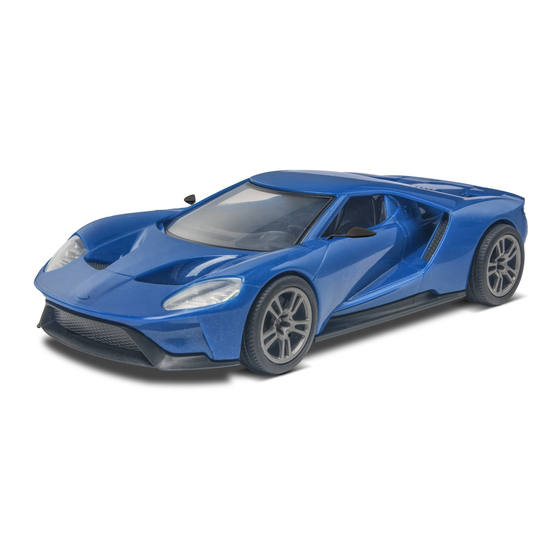 REVELL 2017 FORD GT Manual De Instrucciones