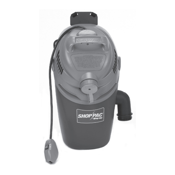 Shop-Vac SP Serie Manual Del Usario