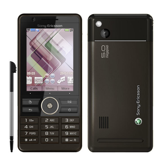 Sony Ericsson G900 Manual De Instrucciones