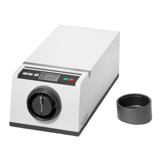 Retsch XRD-Mill McCrone Instrucciones De Servicio