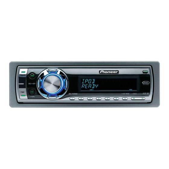 Pioneer DEH-P4900IB Manual De Instrucciones