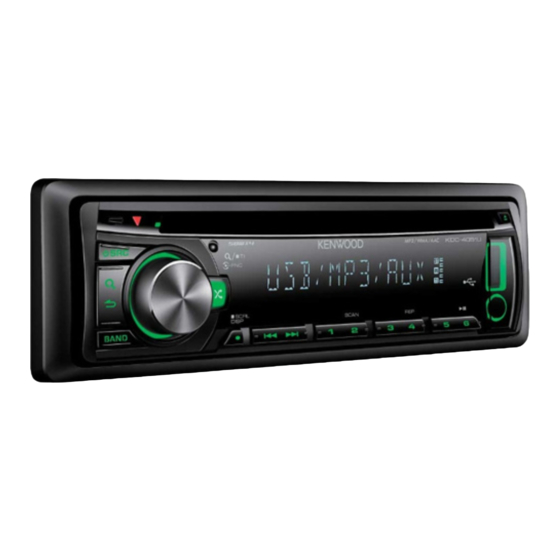 Kenwood KDC-4051UG Manual De Instrucciones