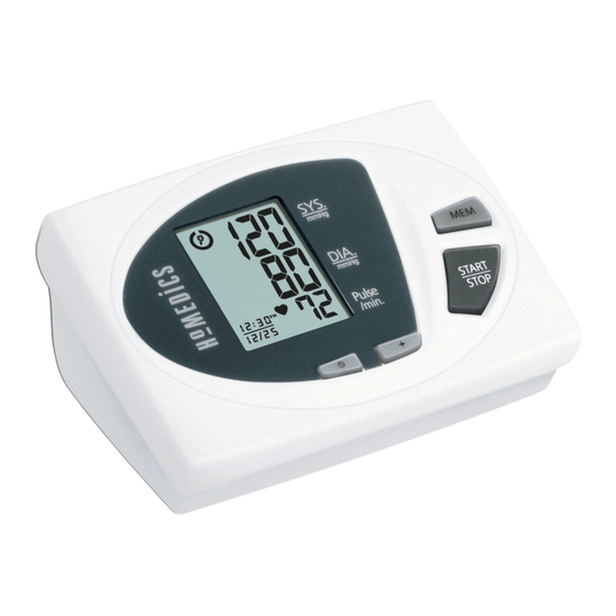 HoMedics BPA-040 Manual Del Usuario