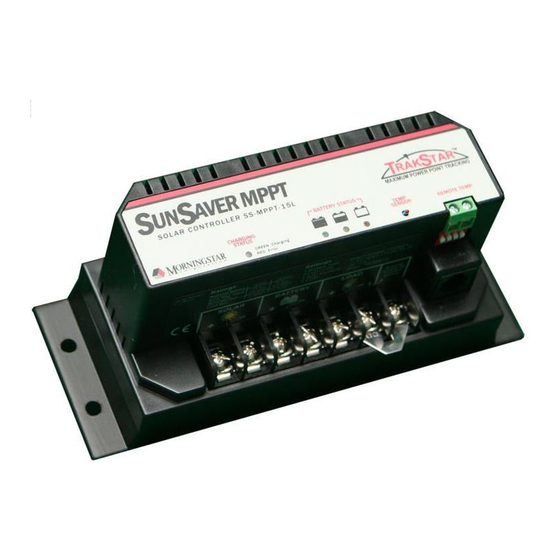 Morningstar Sunsaver MPPT SS-MPPT-15L Manual De Instalación Y Funcionamiento