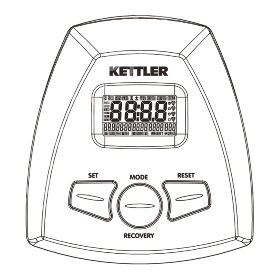 Kettler ST 7849 Instrucciones Informáticas Y De Formación