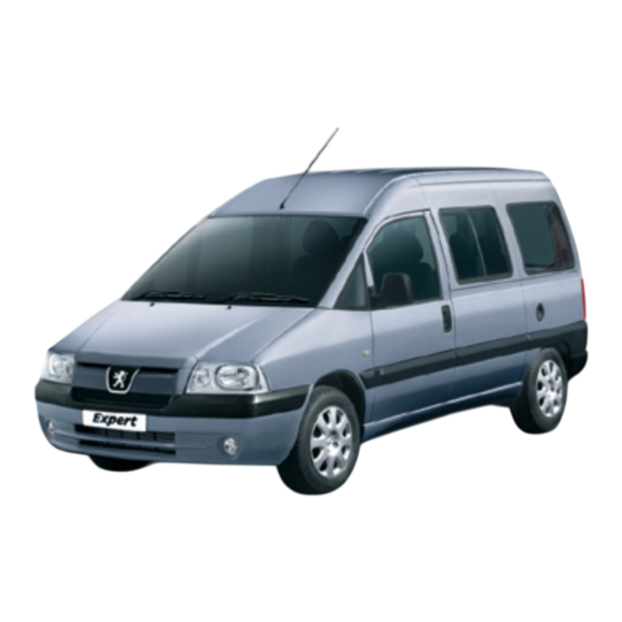 PEUGEOT Expert 2003 Manual Del Usuario