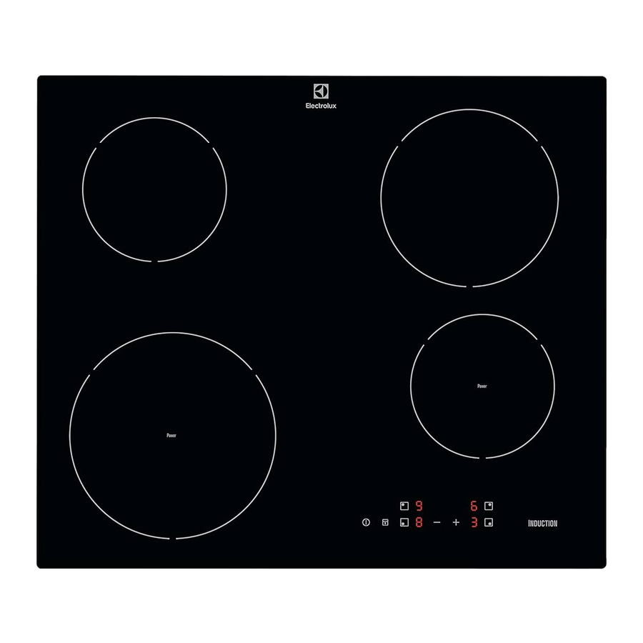 Electrolux LIB60420C - Manual de la placa