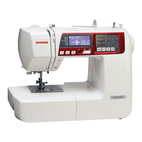 Janome Alta Gama 4120QDC Manual De Instrucciones