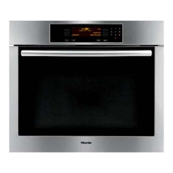 Miele H 4780 B Manual De Uso Y Manejo