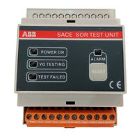 Abb SACE SOR TEST UNIT Guia De Inicio Rapido