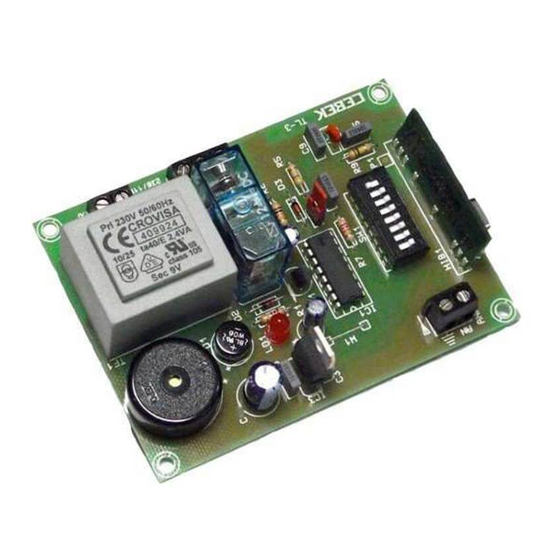 CEBEK TL-3 Guia De Inicio Rapido