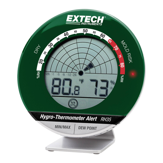Extech Instruments RH35 Guia Del Usuario