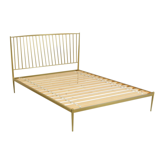 West Elm Stella Metal Bed Instrucciones De Ensamblaje