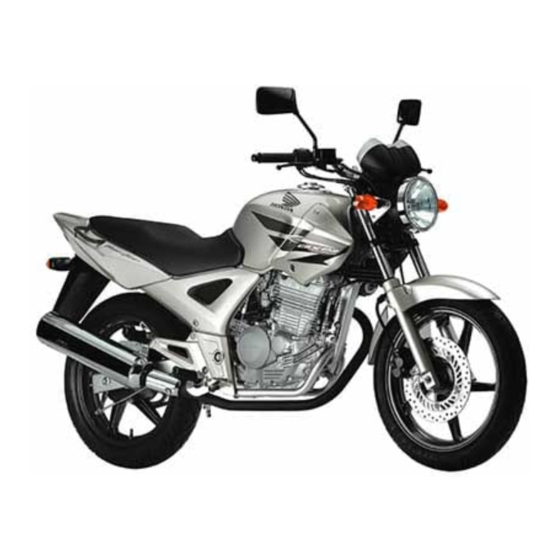 Honda CBX250 TWISTER Manual Del Propietário