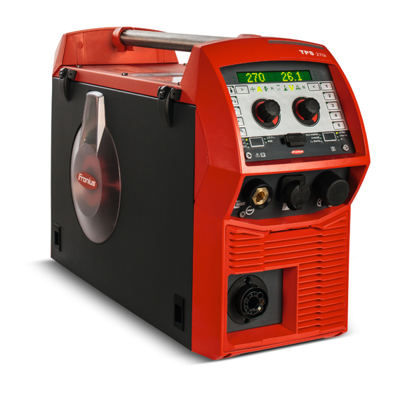 Fronius TPS 270i C Instrucciones Abreviadas