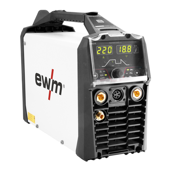 EWM Picotig 220 puls TG Manual De Instrucciones