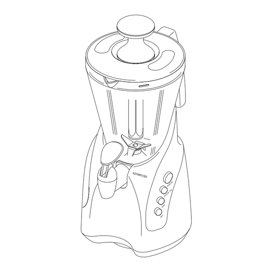 Kenwood Smoothie Concert SB250 Serie Manual De Instrucciones