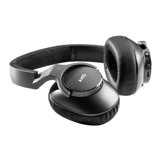 Harman AKG N700NC M2 Manuales