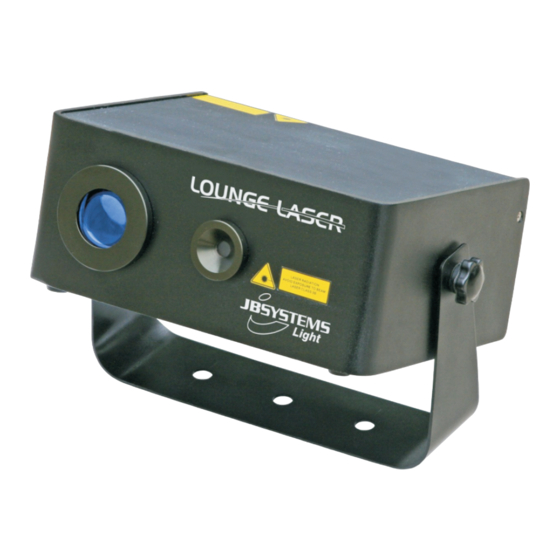 JB Systems Light LOUNGE LASER Manual De Instrucciones