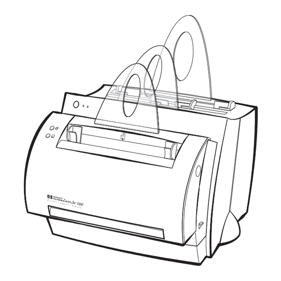 HP LaserJet 1100A Guía De Referencia Rápida