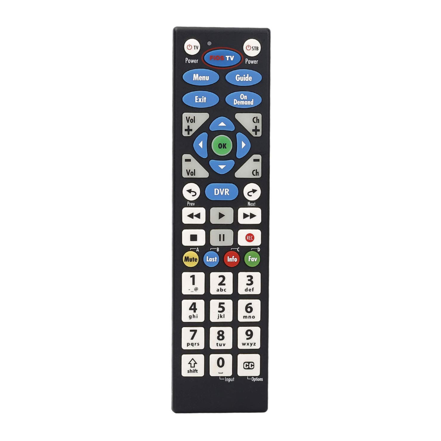 Mando Universal Para TV Con Botones Grandes Y Fáciles De Ver
