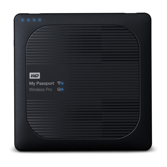 WD My Passport Wireless Pro Manual De Usuario