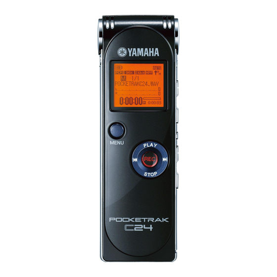 Yamaha POCKETRAK C24 Manual De Referencia