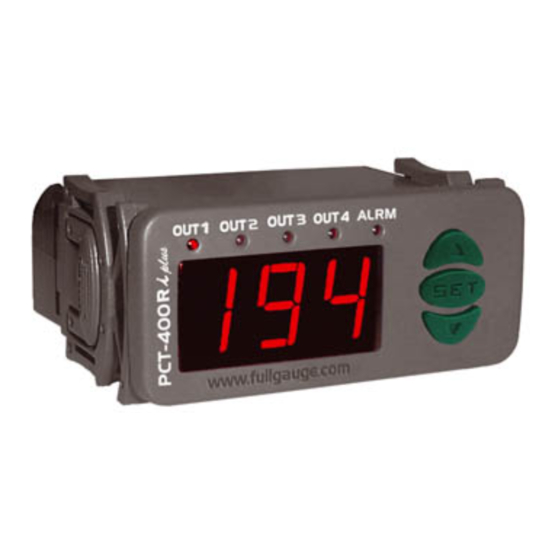 Full Gauge Controls PCT-400R i plus Manual Del Usaurio