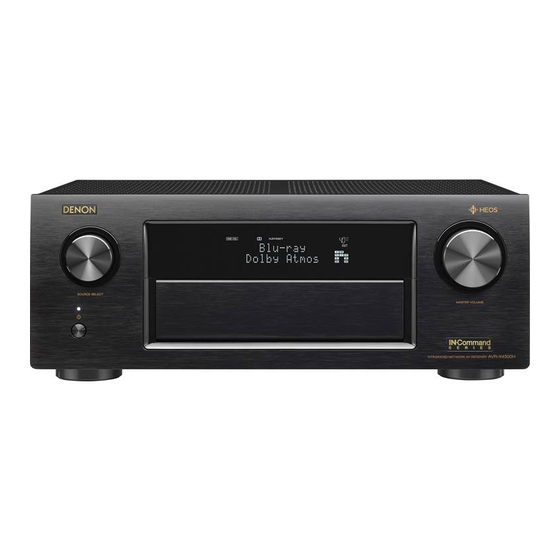 Denon AVR-X4300H Manual Del Usuario