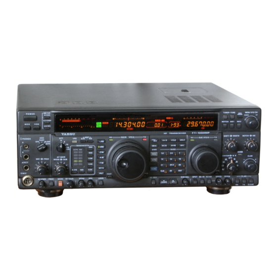 Yaesu MARK-V FT-1000MP Field Manuales