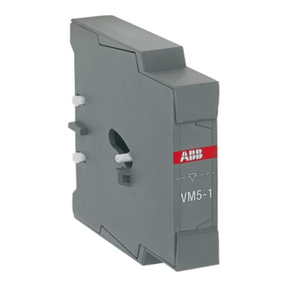 ABB VE5-1 Instrucciones De Empleo