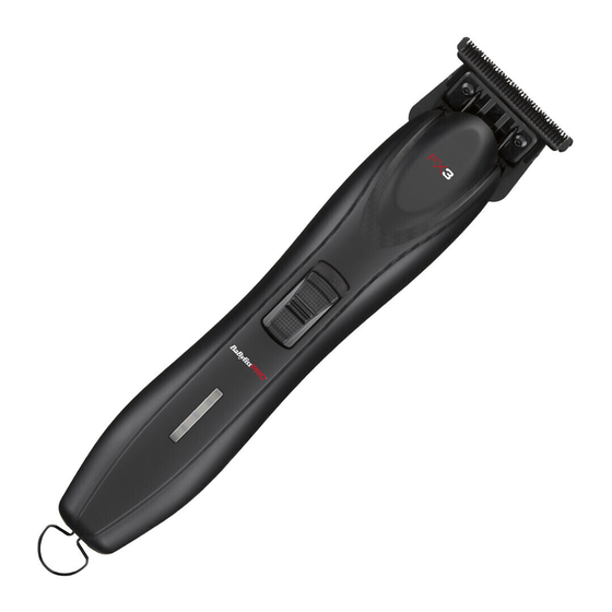 BaByliss PRO 4rtists FXX3TBE Manual De Instrucciones