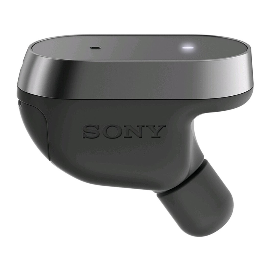 Sony Xperia Ear Manual De Usuario