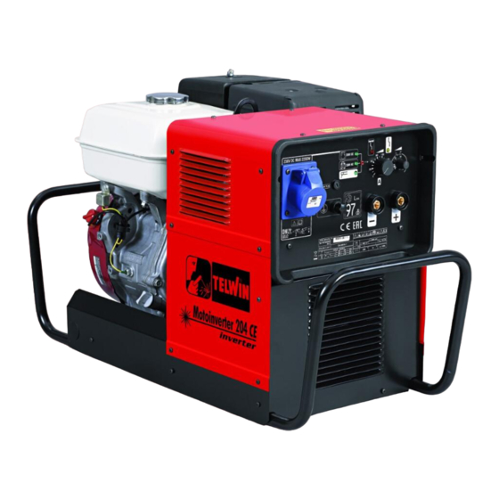 Telwin MOTOINVERTER 204 CE Manuales