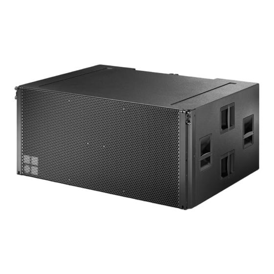 d&b audiotechnik SL-SUB Manual