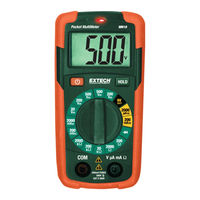 Extech Instruments MN10 Manual Del Usuario