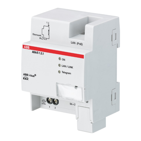 ABB i-bus KNX ABA/S 1.2.1 Manual Del Producto