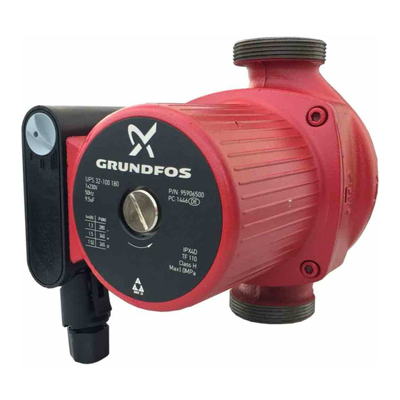 Grundfos UP Manual De Instrucciones