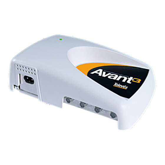 Televes Avant3 Manual De Instrucciones