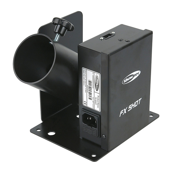 SHOWTEC FX Shot Manual De Instrucciones
