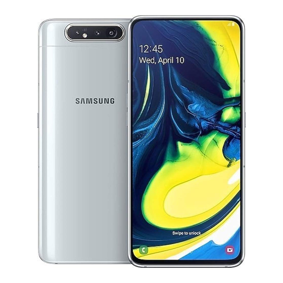 Samsung Galaxy A80 Manual Del Usuario