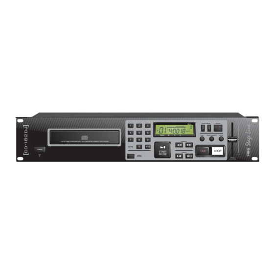 IMG STAGELINE CD-182DJ Manual De Instrucciones