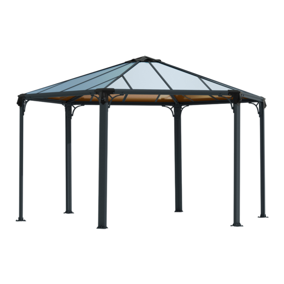 Palram Canopia MONACO 13x15 Manual De Instrucciones