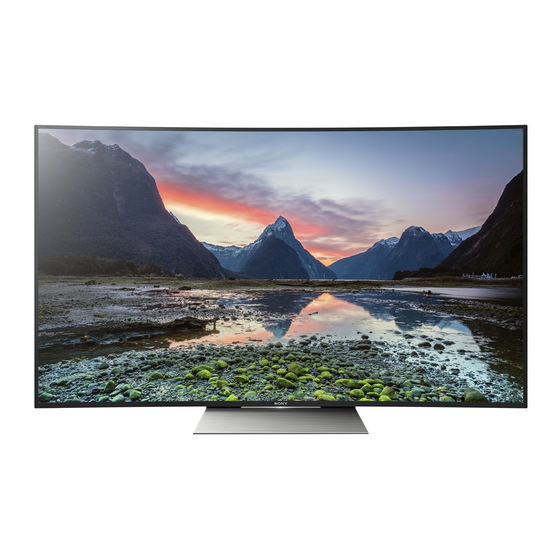 Sony Bravia KD-55SD8505 Guía De Referencia