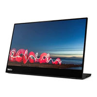Lenovo ThinkVision 62A3 Guia Del Usuario
