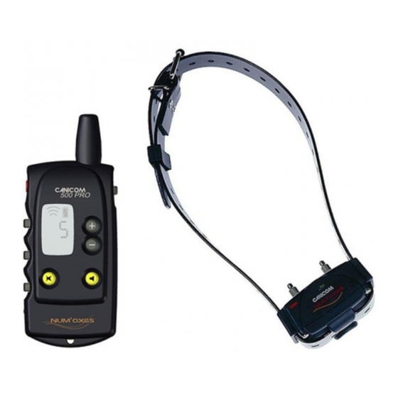 Num'axes CANICOM 500 Pro Manual De Instrucciones