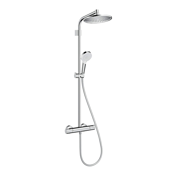 Hansgrohe Crometta S 240 Varia Showerpipe 26781000 Modo De Empleo/Instrucciones De Montaje