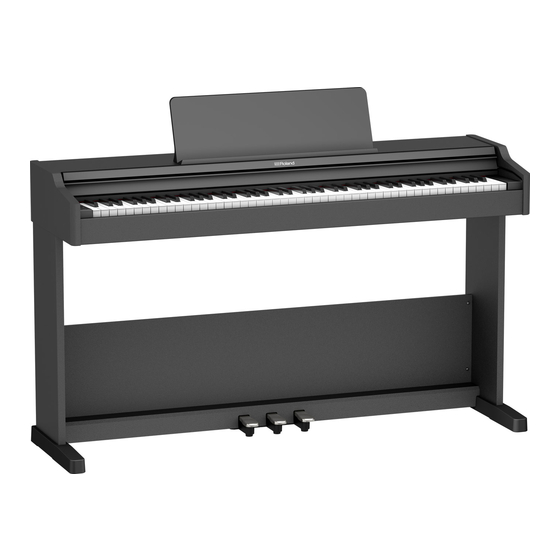 Roland RP107 Manual Del Usuario